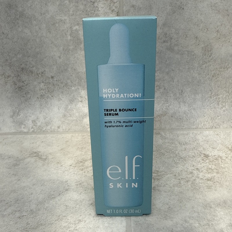 e.l.f. SKIN Holy Hydration! Triple Bounce Serum, 1.7% Hyaluronic Acid Serum