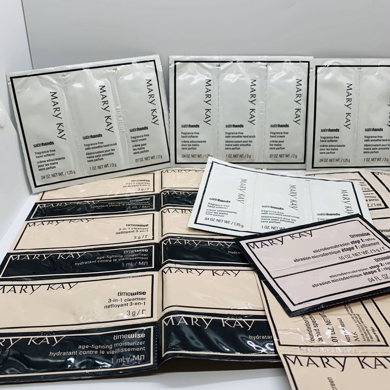 Mary Kay Sample Lot Various Samples hand cream, 3 in1 cleanser, and more.. gallery
