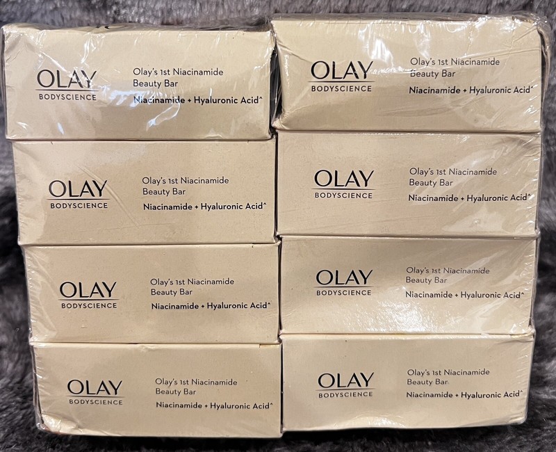 Olay Bodyscience Cleansing & Moisturizing Feel B3+ Hyaluronic Acid Bar 8pack gallery