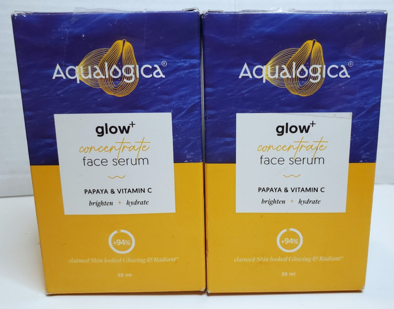 2 PACK Aqualogica Glow+ Concentrate Vitamin C Face Serum – 30ml Exp. 04/2026