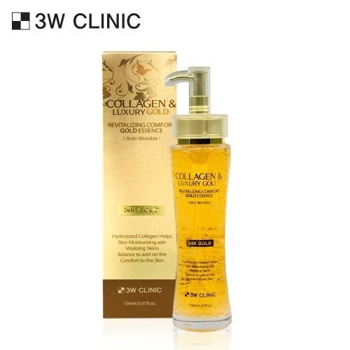 3W Clinic Collagen & Luxury Gold Revitalizing Comfort Gold Essence 150ml gallery