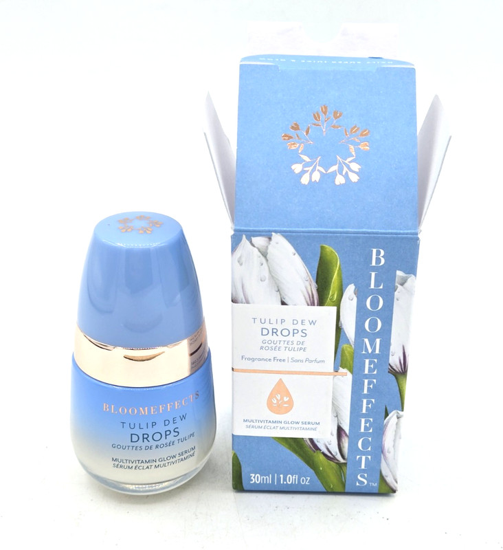 Bloomeffects Tulip Dew Drops Multivitamin Glow Serum 1.0oz *NIB* FREE USA SHIP