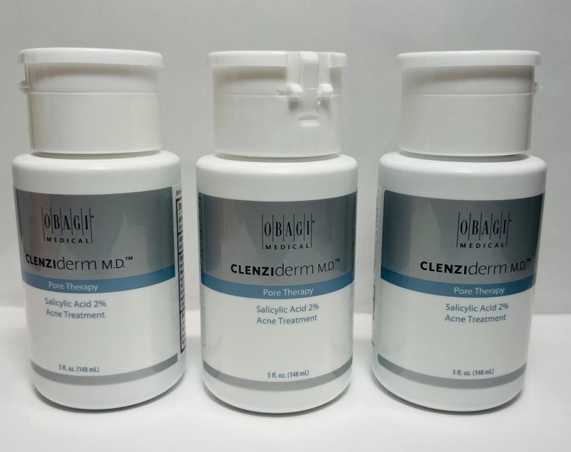 OBAGI CLENZIDERM PORE THERAPY 5 OZ BRAND NEW Exp 09/2027 3 PACK – AUTHENTIC