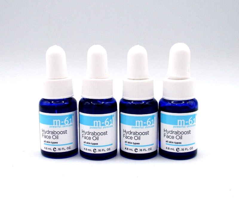 Lot/4 M-61 Powerful Skincare Hydraboost Face Oil ~ .16 oz / 4.8 ml x 4 ~