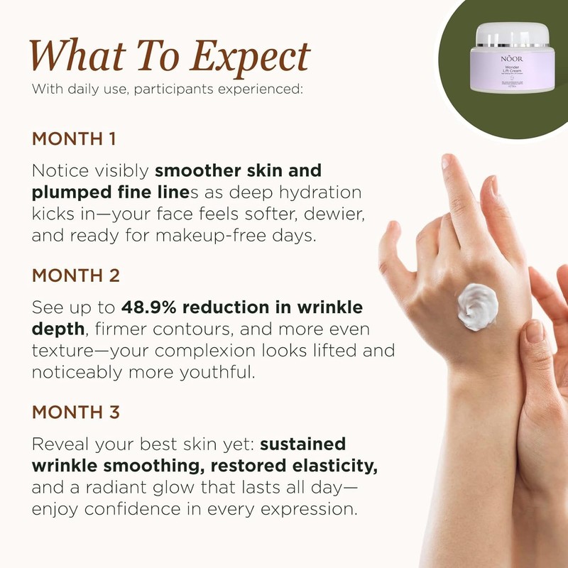 Noor Wonder Lift Cream - Natural Anti-Aging Treatment$ gallery
