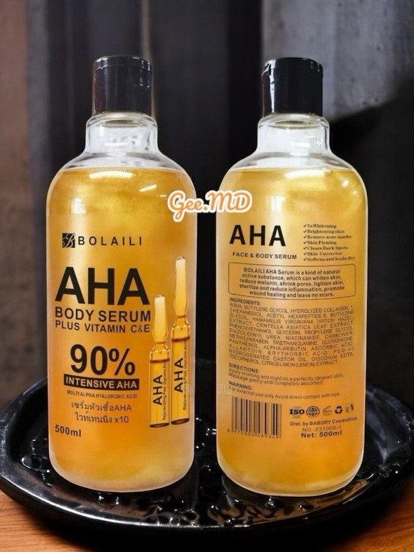 AHA Whitening BOLAILI face body Serum Intensive Whitening 500ml USA Stock