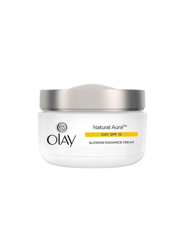 Olay Natural Aura Day Cream with SPF 15 Glowing Radiance Cream 50gm gallery