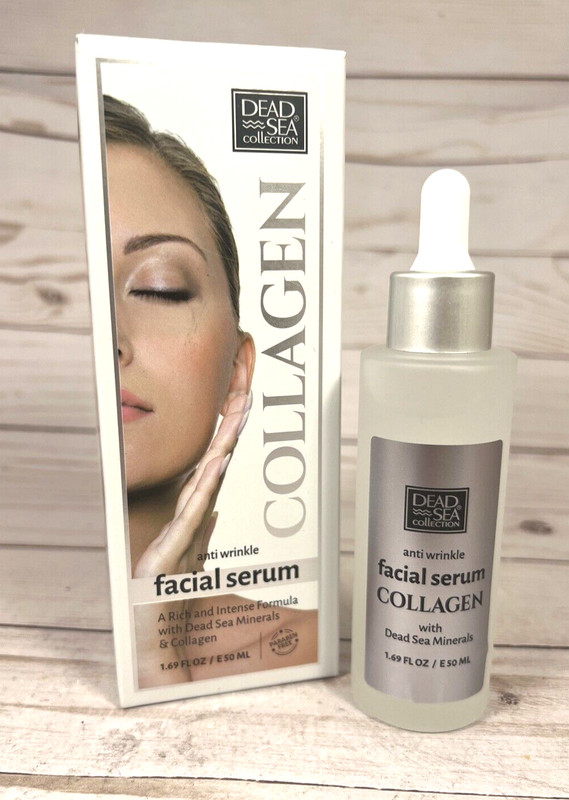 Dead Sea Collection COLLAGEN Anti Wrinkle Facial Serum 1.69oz (2 Pack) gallery