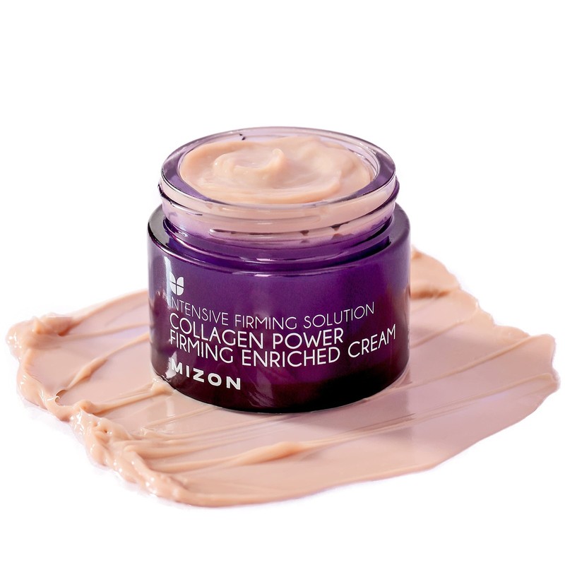 MIZON Collagen Line. Collagen Power Firming Enriched Cream, Korean skincare,