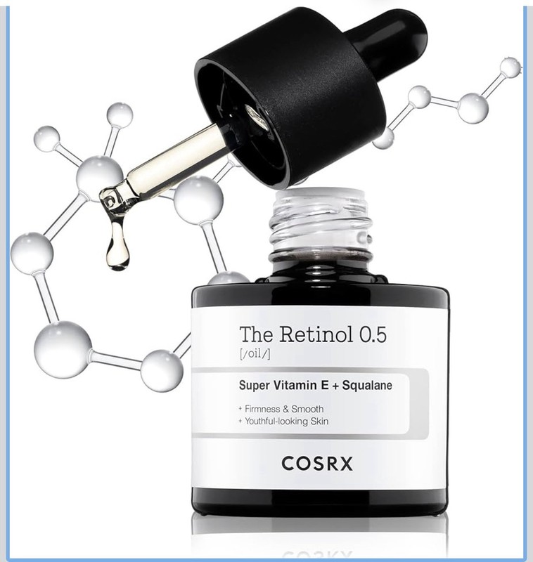 COSRX The Retinol 0.5 Oil with Retinol, Squalane & Vitamin E Anti-Aging
