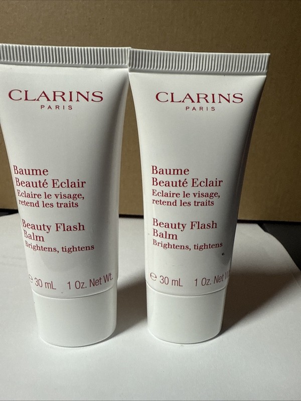 2-PACK CLARINS Beauty Flash Balm Brightens, Tight- 30mL / 1.0 Oz NWOB SEALED gallery