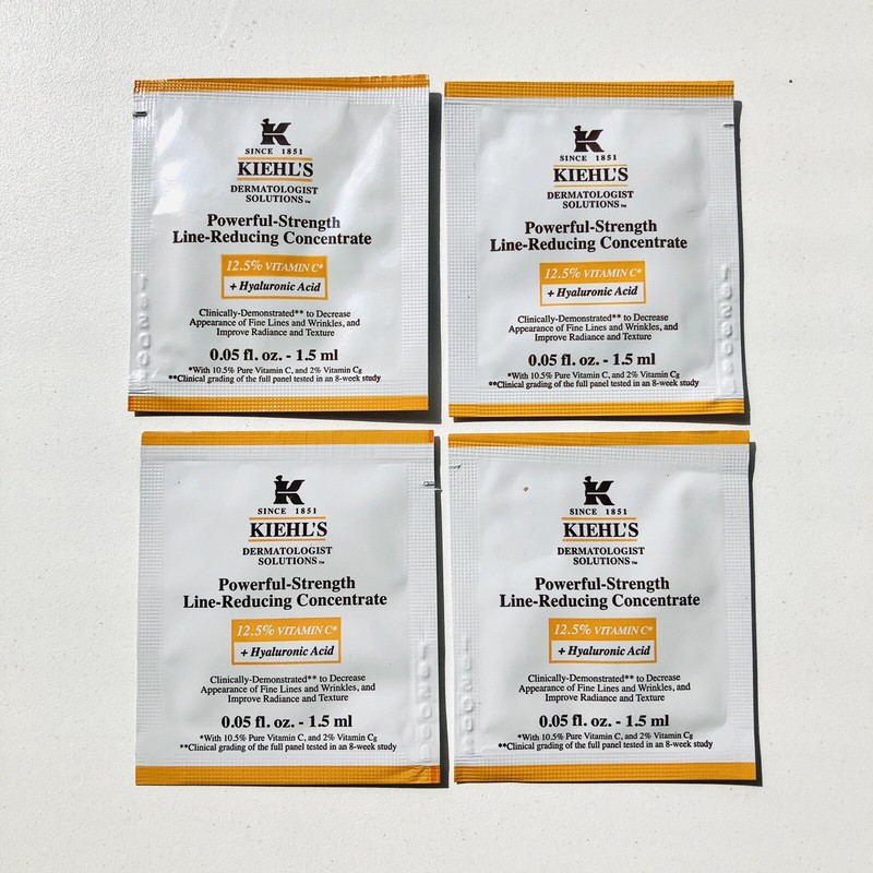 6ml Kiehl’s Powerful-Strength Line Reducing Vitamin C Concentrate Samples