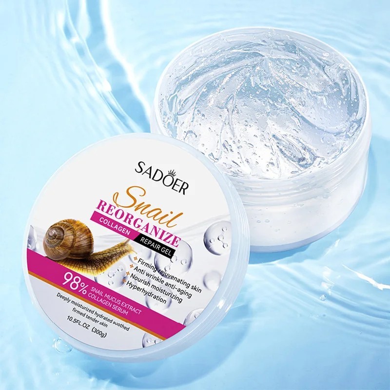 Snail Collagen Face Cream Gel Firming Repair Brightening Facial Cream 300g