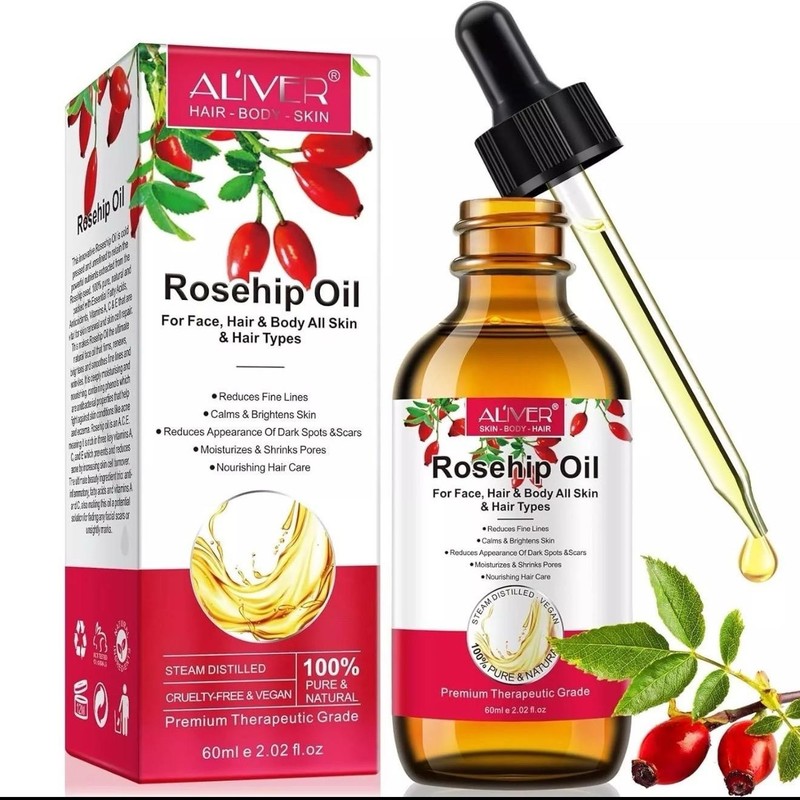 Rosehip Oil, 1.8 fl oz (53 ml) Advanced Clinicals NIB