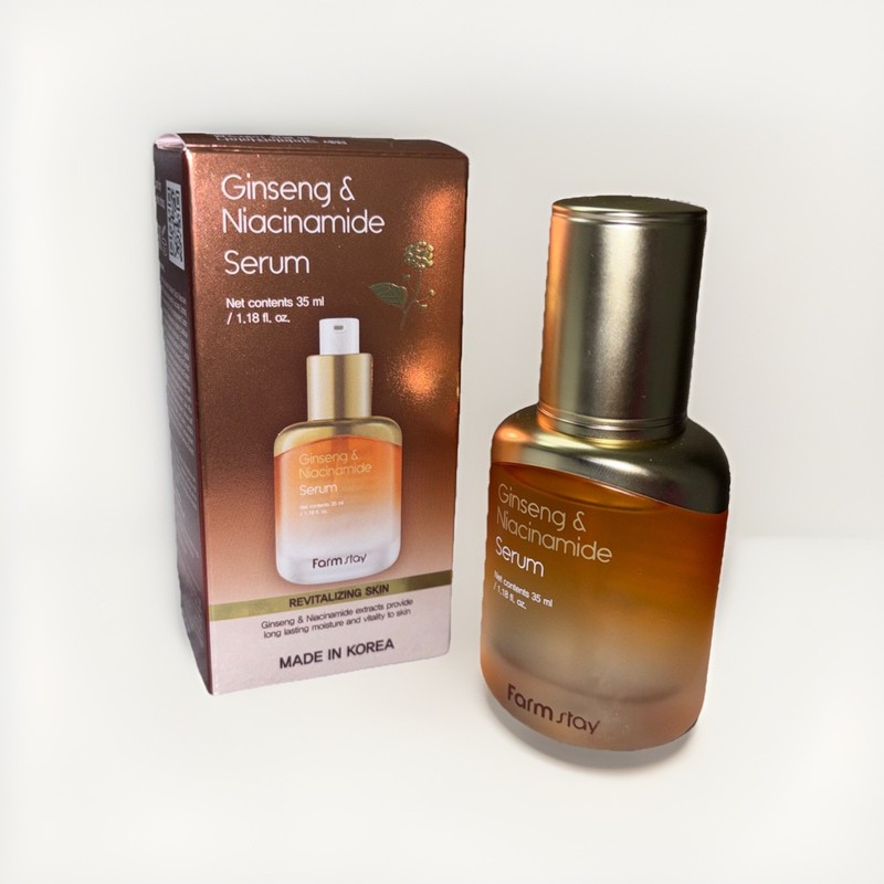 Farm Stay Ginseng & Niacinamide Serum 1.18 fl oz – Revitalizing Serum | K-Beauty gallery
