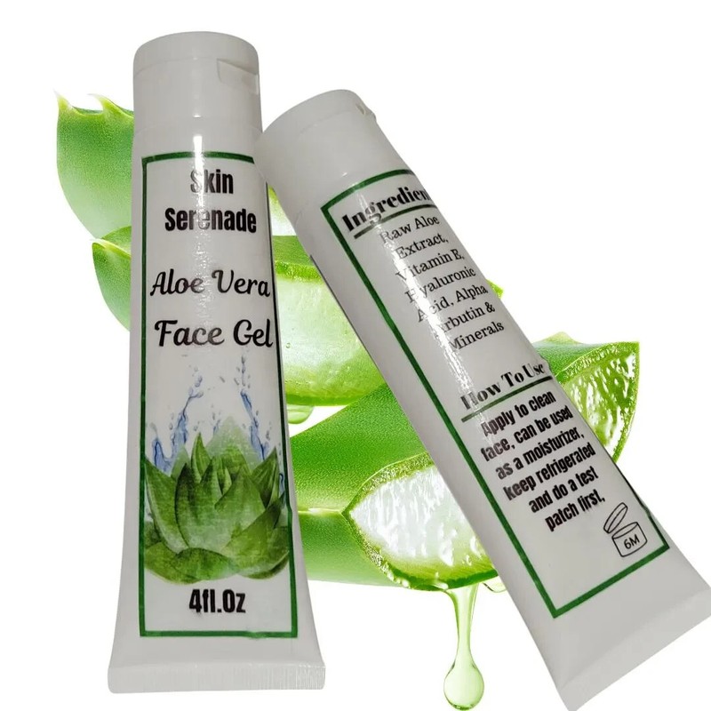 Organic Aloe Vera Skincare Sets, Aloe Vera Face Gel, 4fl.oz