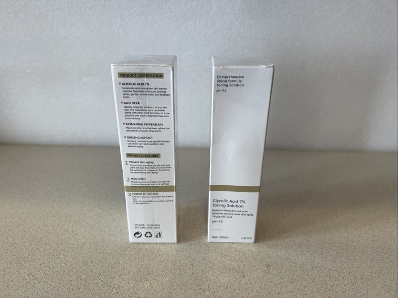 2 Glycolic Acid 7% Toning Solution 100 ml 3.38 fl oz Exfoliate Astringent 4/2027 gallery