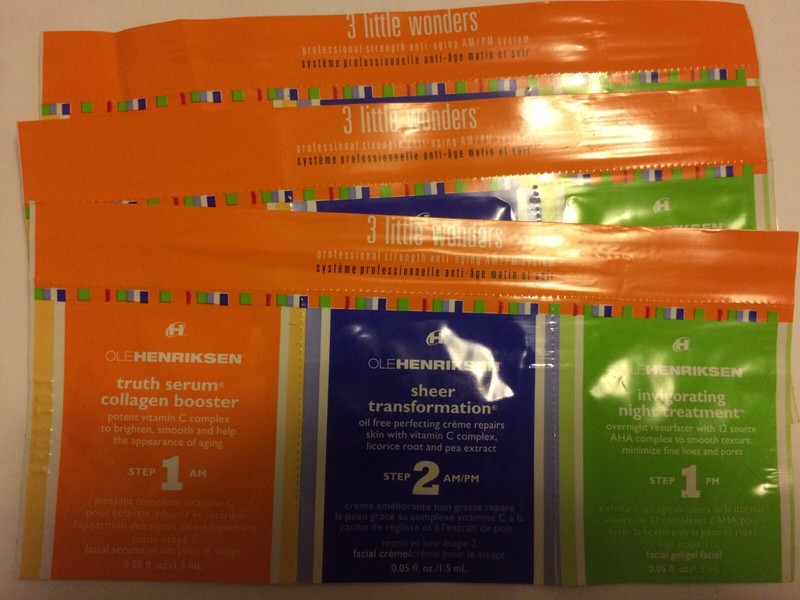 OLE HENRIKSEN 3 Little Wonders Sample Please Chose You Pc NWOB