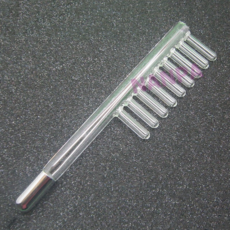 4PCS High Frequency Electrodes Glass Wand Violet Orange Ray Facial Skin Care SPA gallery