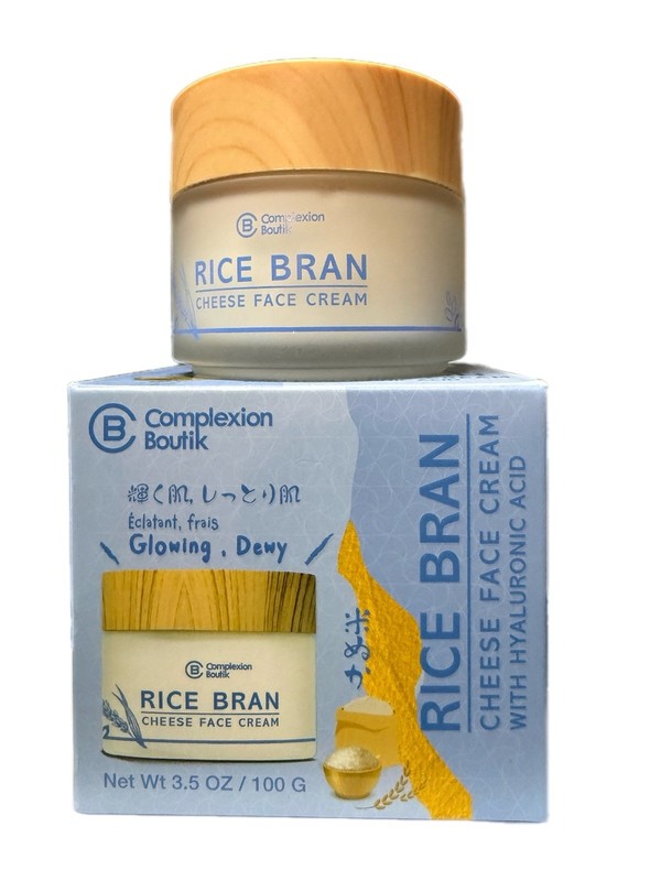 (2-Pack) Complexion Boutik Rice Bran Cheese Face & Neck Cream 3.4 oz
