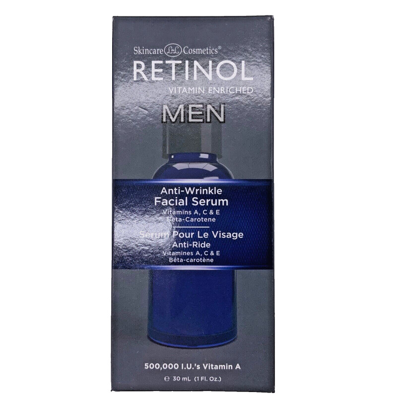 Retinol Men’s Anti Wrinkle Facial Serum-Smooth Wrinkles, Reduce Lines,Tone, Firm gallery