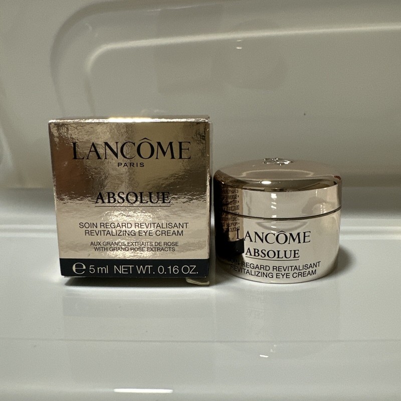 Lancome Absolue Revitalizing Eye Cream w/Rose Extracts 5ml 0.16oz 10/2025 $35 V gallery