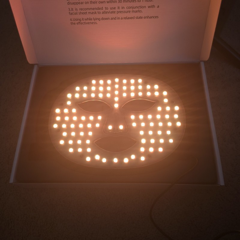 LED Therapy Face Mask 7 InfraRed Light Skin Care Multiple Energy & Treatment gallery