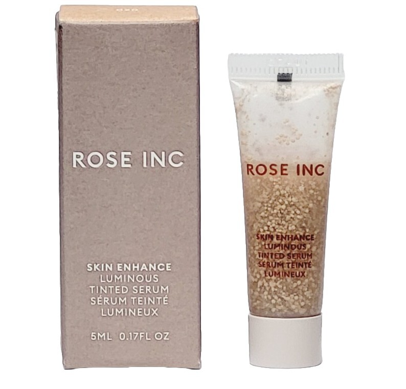 Rose Inc Skin Enhance Luminous Tinted Serum in #020 Sample Size New In Box