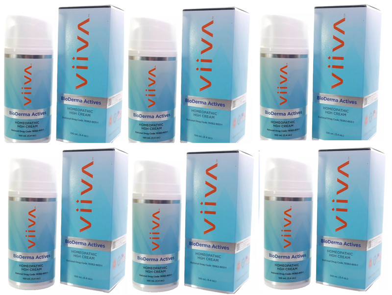 VIIVA BioDerma Actives homeopathic cream 3.4 oz (6 pack)