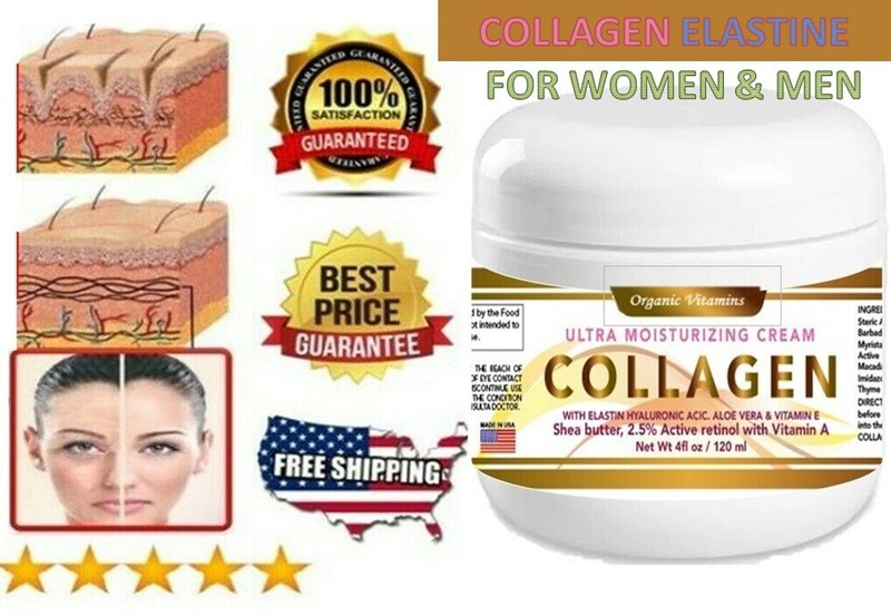 Collagen & Elastin Cream Daily Repair Face Crema Colageno Elastina Skin Control