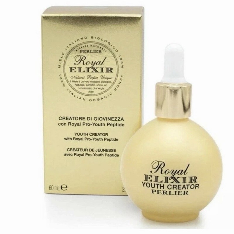 Perlier Royal Elixir Youth Creator w Royal Pro-Youth Peptide 2 oz NEW SEALED BOX
