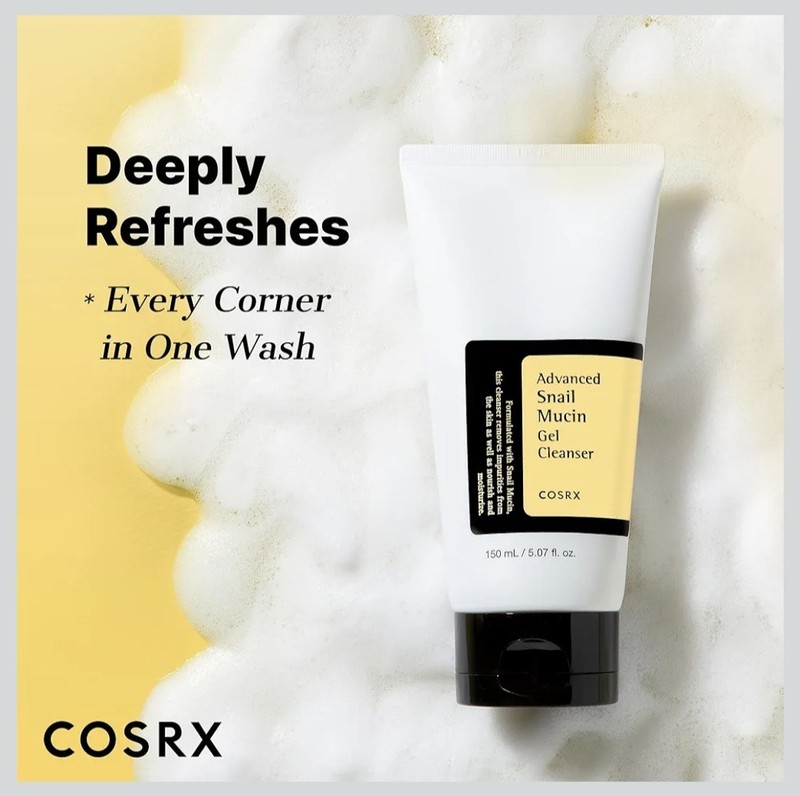 Advanced SNAIL Mucin Gel Cleanser. COSRX gallery