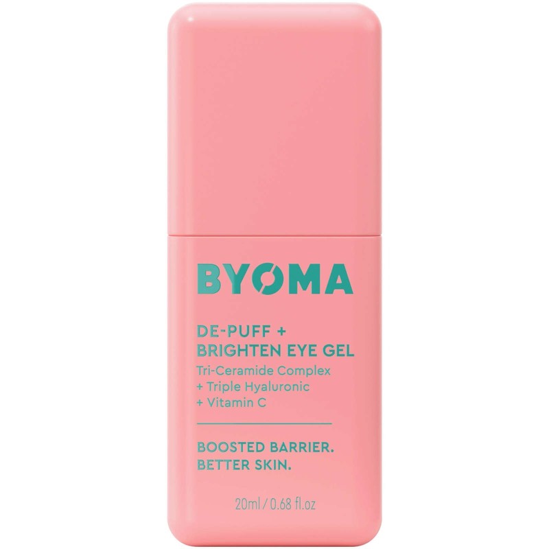 Byoma De-Puff And Brighten Eye Gel Tri-Ceramide Complex Vitamin C 20ml NEW