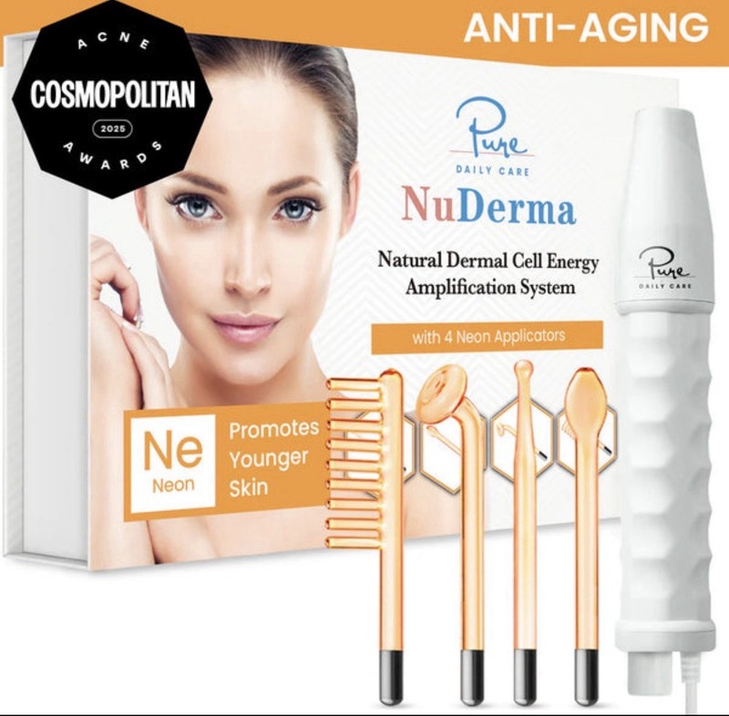 NuDerma Natural Dermal Cell Energy Amp System – New in Box – Complete Set