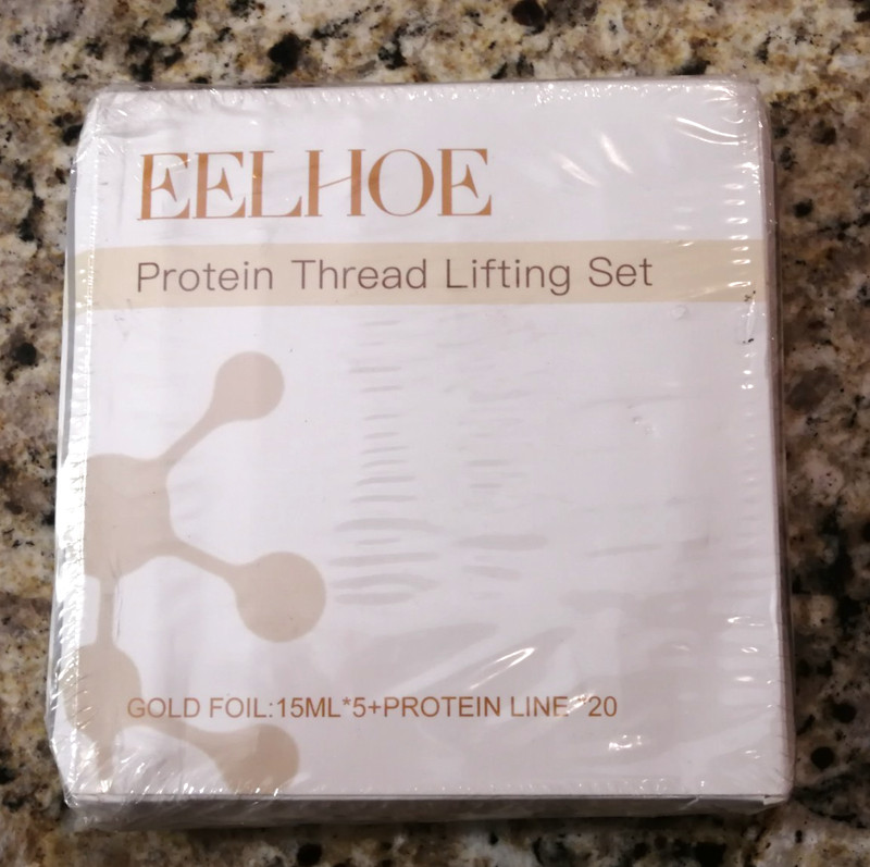 Eelhoe Protein Thread Lifting Set Gold Foil 15ml *5 x Protein Line *20