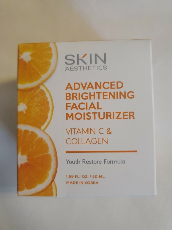 Skin Aesthetics Advanced Brightening Facial Moisturizer Vitamin C Collagen 1.69