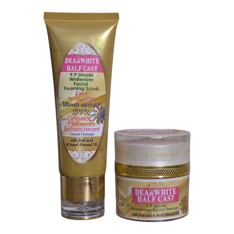 Dearwhite 9.9 Shade Whitenizer Face Corrector Soap & Face Cream 75g Big, Scrub gallery