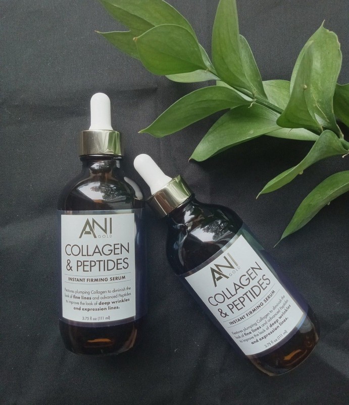 ANI Gold Collagen and Peptides Serum 2 Pack 3.75 oz Each Anti Aging Firming Set