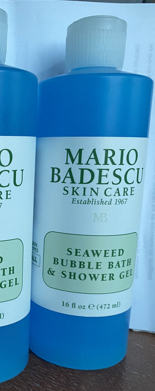 One Mario Badescu Seaweed Bubble Bath Body Soap 16 oz