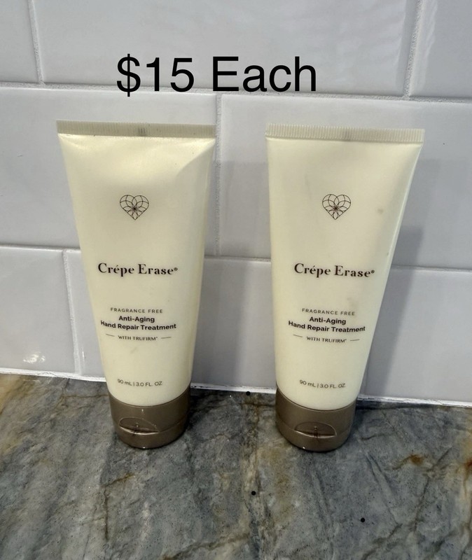 Crepe Erase Anti Aging Hand Repair Treatment 3oz /90mL With TRUFIRM NEW $15 Each