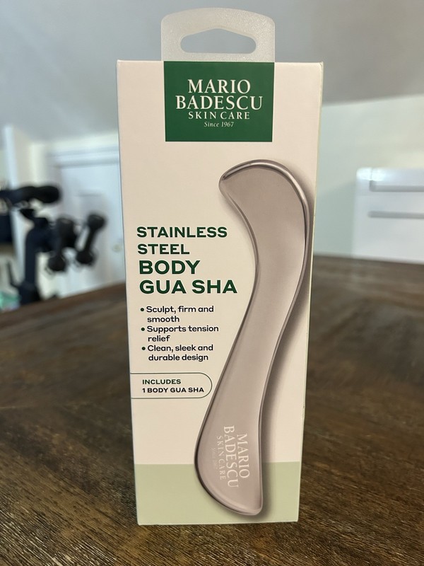 NEW Mario Badescu Stainless Steel Body Gua Sha, SEALED IN BOX