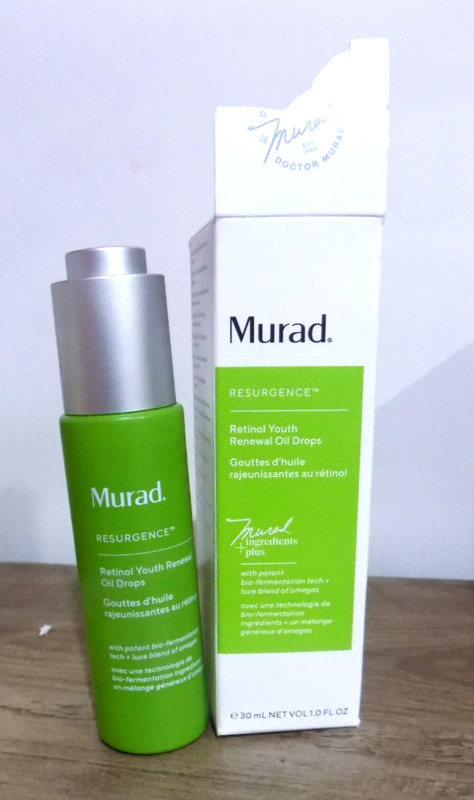 Murad Resurgence Retinol Youth Renewal Oil Drops 1oz / 30mL *DAMAGED BOX*
