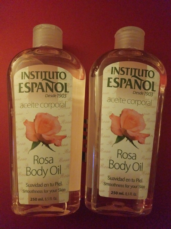 2 PACK INSTITUTO ESPAÑOL ROSA BODY OIL 8.5 FL OZ 250ML/ANFORA OIL CORPORAL