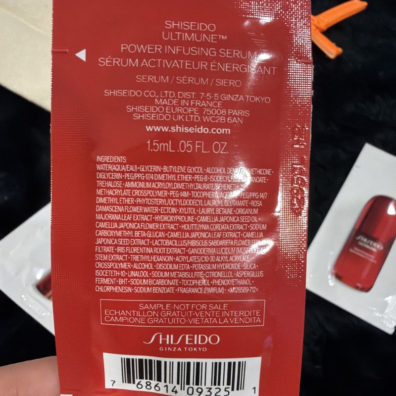 Shiseido Sample set 5 peace and bag gallery