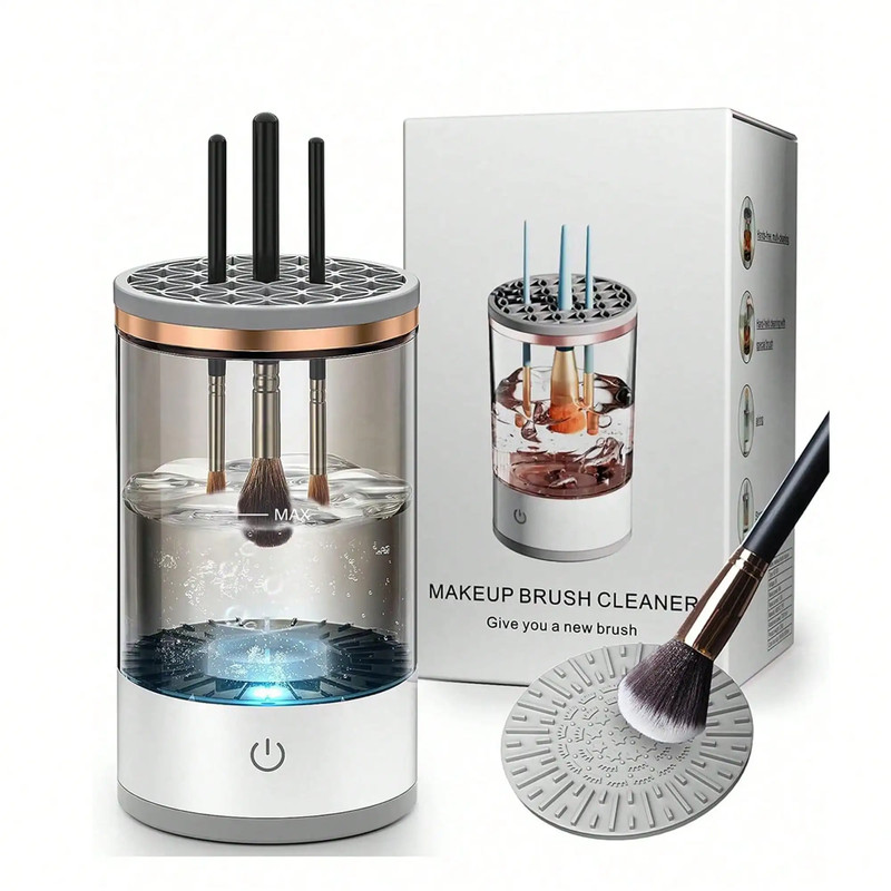 Electric Makeup Brush Cleaner Machine Portable Automatic USB Brush Cleaning Tool gallery