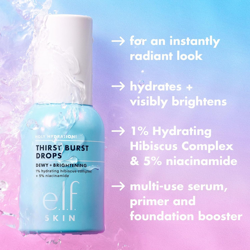 SKIN Holy Hydration! Thirst Burst Drops, Serum for a Radiant Complexion Instantl gallery