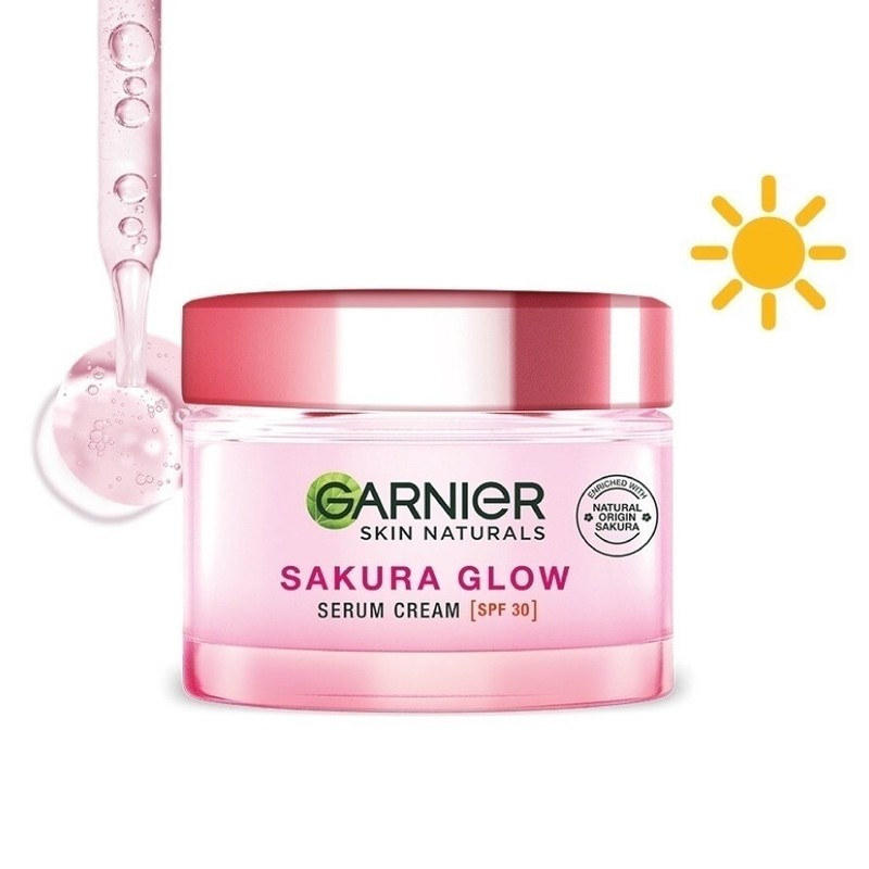 Garnier (E 09/2027) Sakura Glow Ceramide Serum Creanv SPF 30 – 50ml