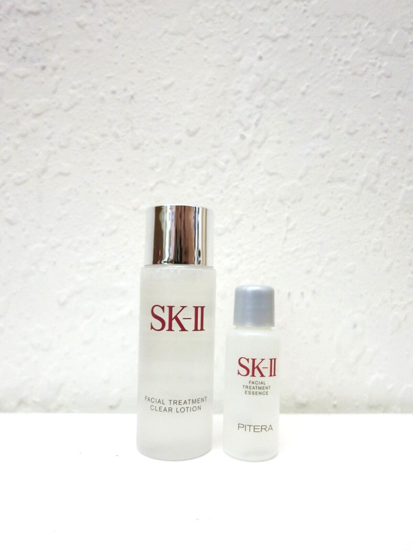Lot of (2) SK-II Minis Treatment Clear Lotion 1oz & Pitera Facial Essence .33oz