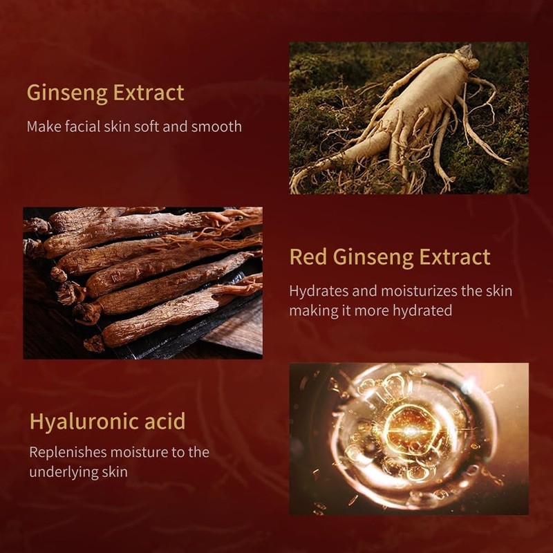 Red Ginseng Skincare Set for Women, - Anti-Aging Facial Care Kit with Toner, ... gallery