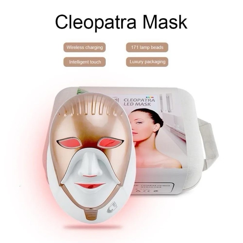 Cleopatra LED Face Mask- Wireless Light Therapy For Skin Rejuvenation&Anti Aging